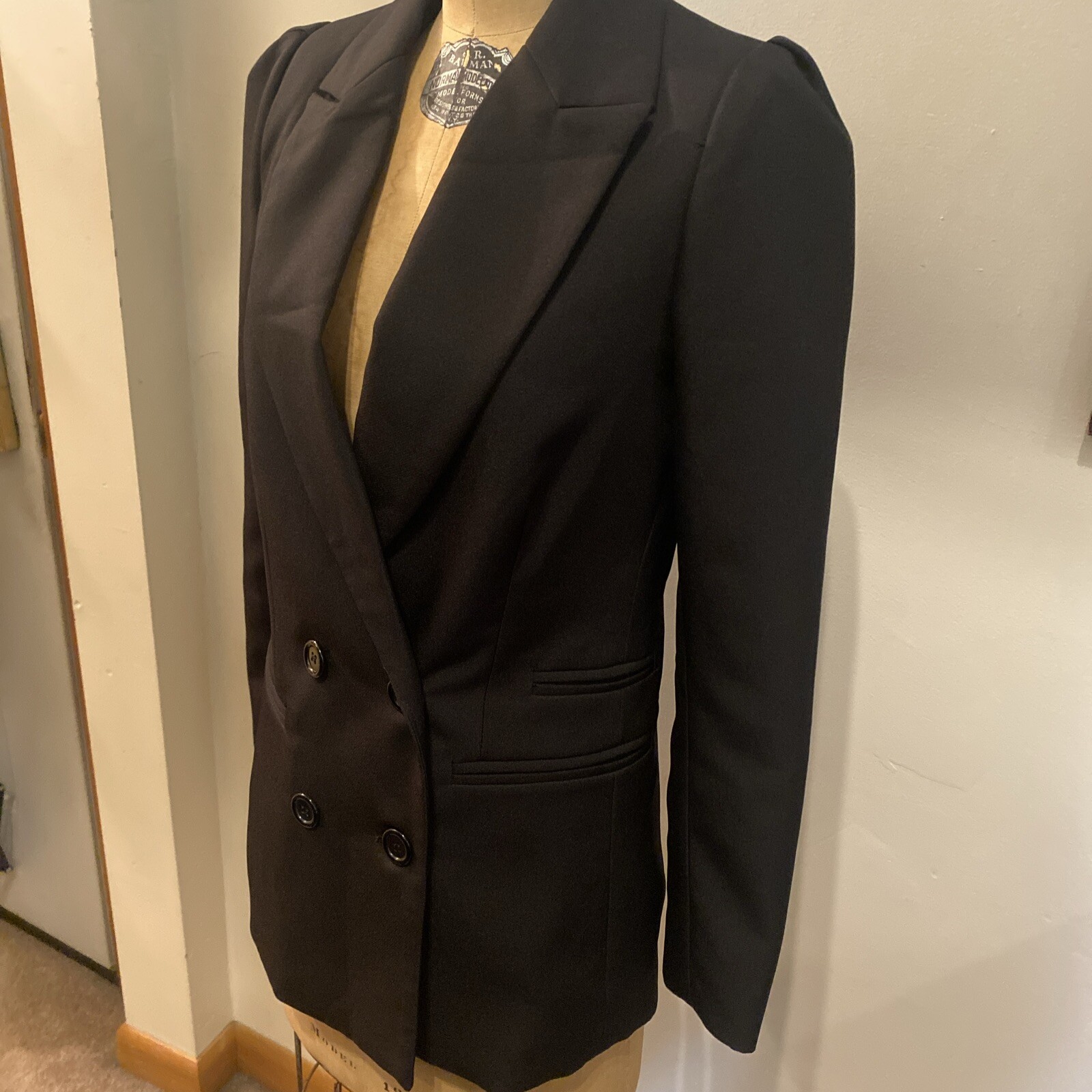 Walter Baker Blazer Jacket, Extra Small Double Br… - image 4