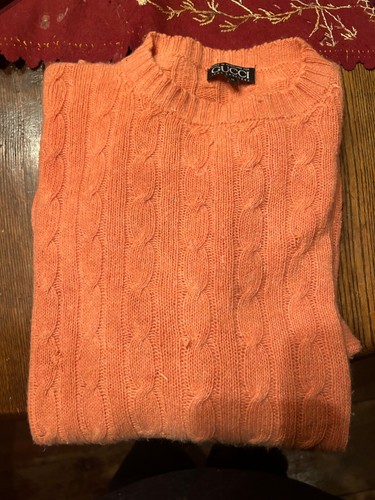 Gucci Cashmere sweater ~ Orange