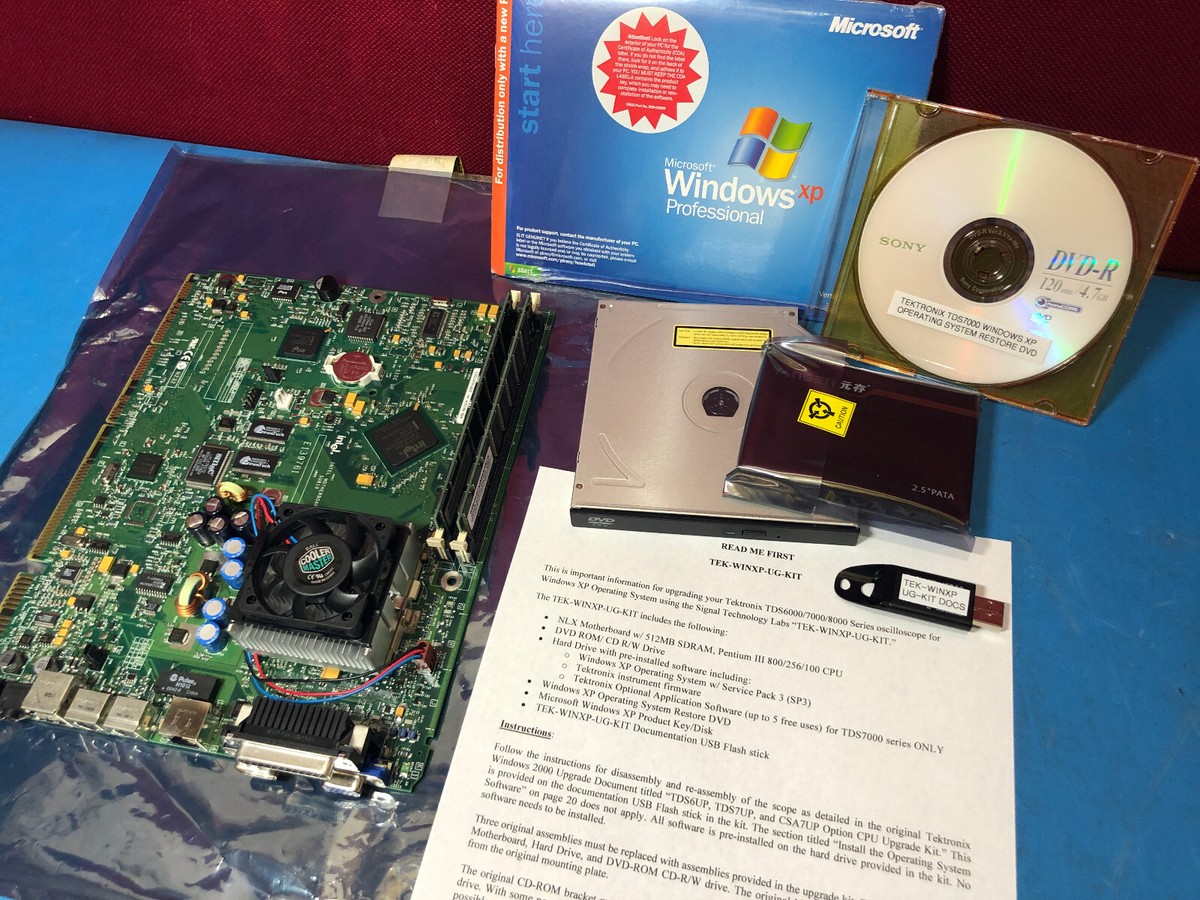 Windows XP SSD Upgrade for Tektronix TDS7054 7104 7404 TDS/CSA8000