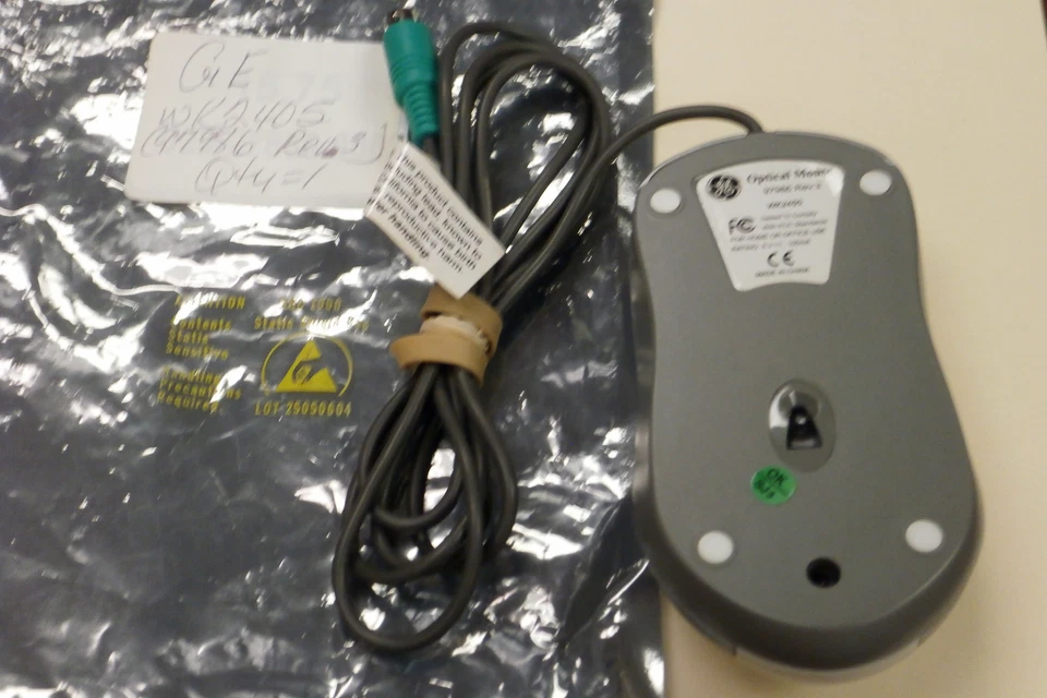 GE 97986 Rev 3 (WK2405) Used Working Optical Mouse - Image 2 of 2
