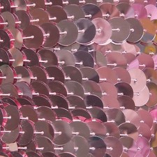 Sequin Trim 10mm Iron On Pink Metallic. Made in USA