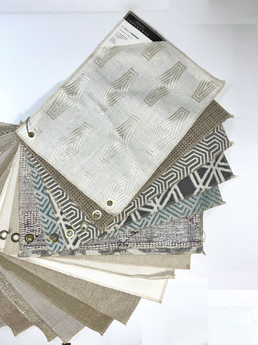 LOT 20 BERNHARDT Collection Beige White Cream FURNITURE Textile 17 x 12 " Swatch - Picture 6 of 23