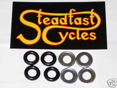 Amal cupped carb mounting washer & O-ring Triumph BSA washers 70-9555 70-9554