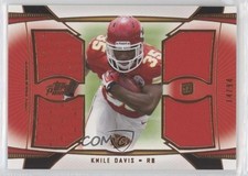 2013 Topps Prime Quad Relics Copper 14/94 Knile Davis #QR-KD c6h