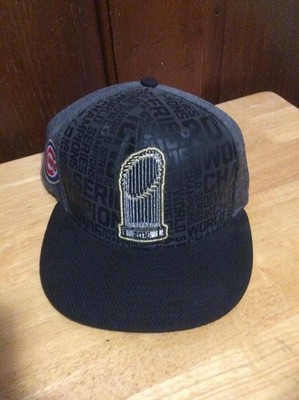 CHICAGO CUBS 2016 Limited Edition World Series Champions New Era Grey Hat