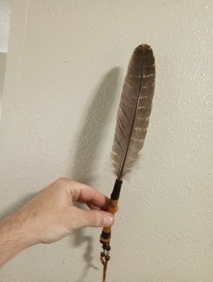 Native American Turkey Smudging Feather Handcrafted