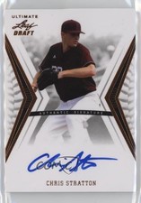 2012 Leaf Ultimate Draft Chris Stratton #BA-CS2 Auto s7f