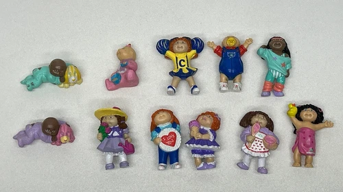 Lot Of 11 Vintage 1984 Cabbage Patch Kids Mini PVC Figures