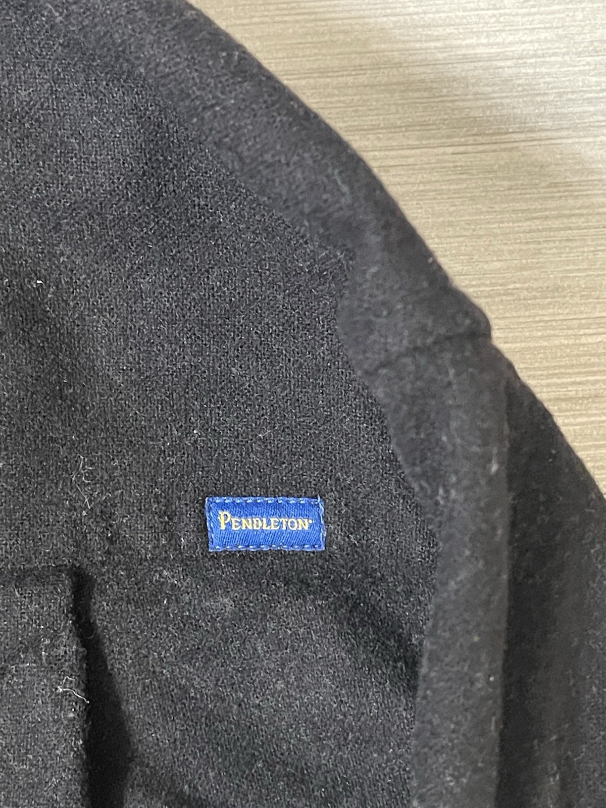 Pendleton Board Shirt Fitted Button Up Black Virg… - image 10