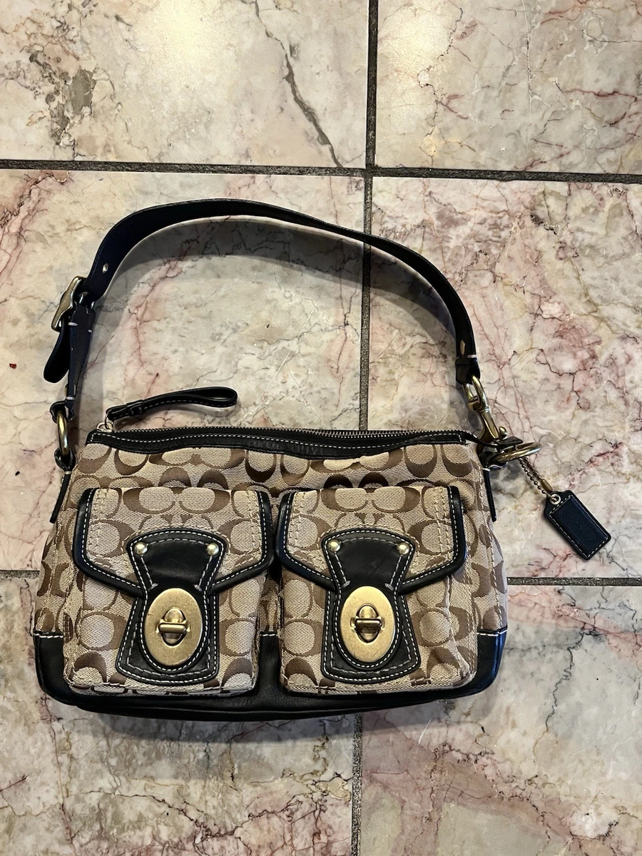 Coach Legacy Shoulder Bag Beige Bags & Handbags for Women for sale
