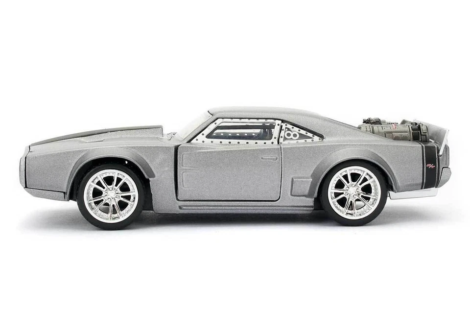 FAST FURIOUS Modellino ICE CHARGER Grigia Dom Scala 1/32 Originale JADA Toys - Immagine 3 di 4