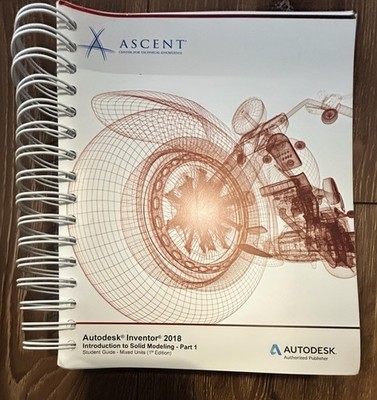 Autodesk Inventor Book Bundle   2018 Part 1 & 2 + 2011 & CAD Training Guides