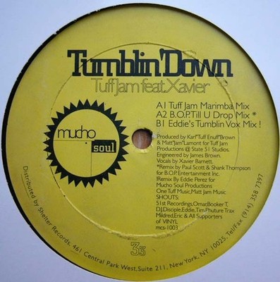 Tuff Jam F. Xavier  Tumblin' Down 12''Vinyl UK Garage 2 step London House 1997 VG