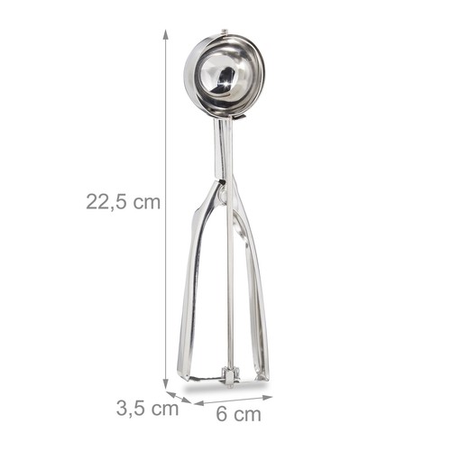 10 x Eisportionierer Edelstahl Eiskugellöffel Eiscremeportionierer Ice Scooper - Bild 4 von 7