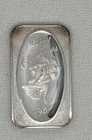 Merry Christmas-Santa Down Chimney Bar-Dahlonega Mint 1 Troy oz.999 Fine Silver
