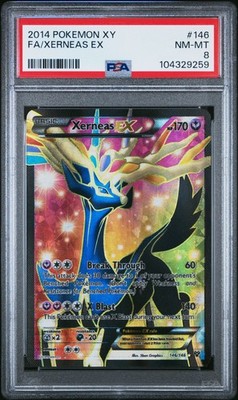 2014 POKEMON XY #146 FULL ART/XERNEAS EX PSA 8 | eBay