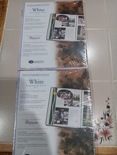2 Creative Memories 8 1/2 X 11 Scrapbook White Refill Pages 15 Sheets  NEW