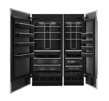 JennAir 60" Counter Depth Column Refrigerator And Freezer JBRFL36IGX, JBZFR24IGX