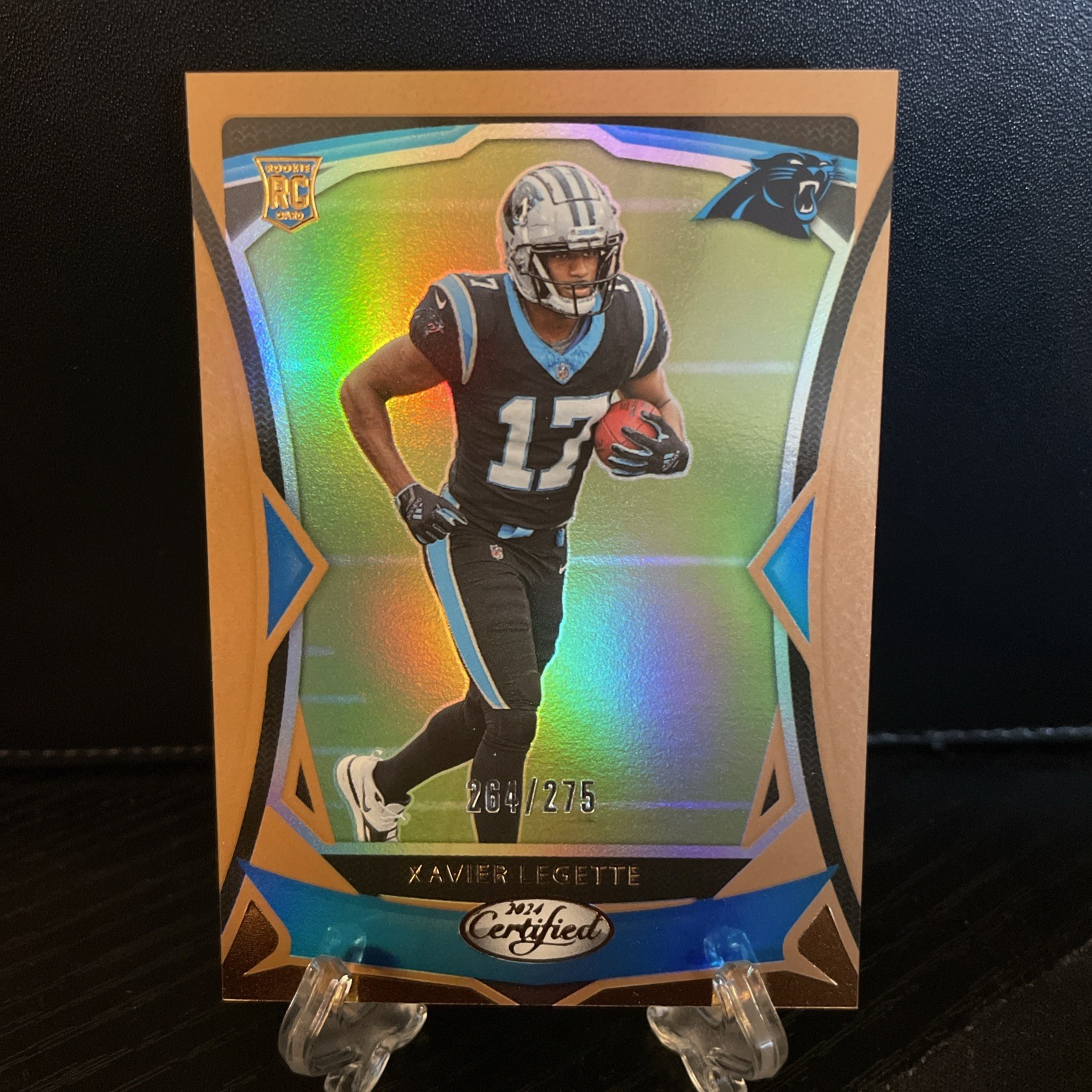 Xavier Legette 2024 Panini Certified Bronze Mirror RC /275 #123