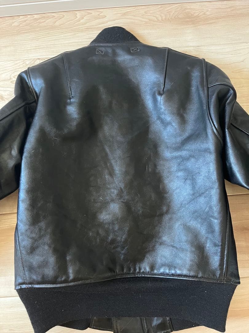 BUZZ RICKSONS Leather Jacket Flight Jacket MA 1 - image 6