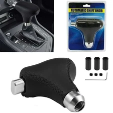 Automatic Car Gear Stick Shift Shifter Knob Universal With button Handle US