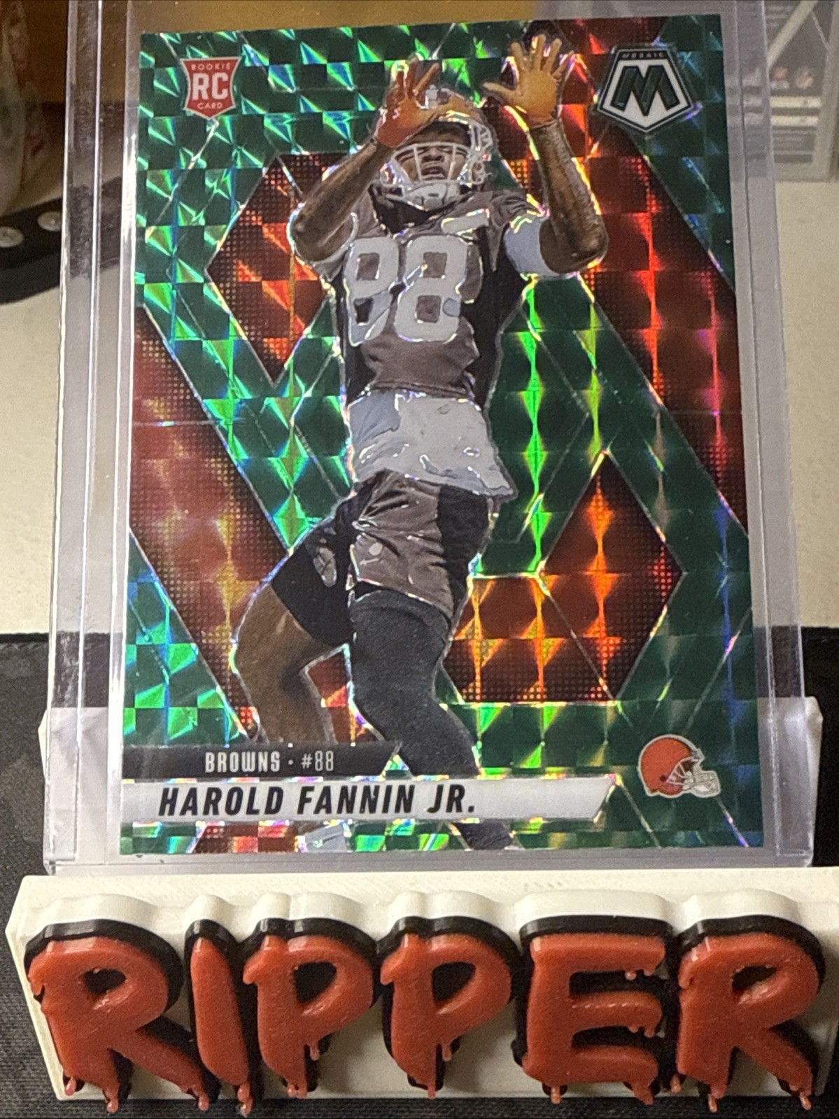 2025 Mosaic - HAROLD FANNIN JR - Green Mosaic - Browns RC #384