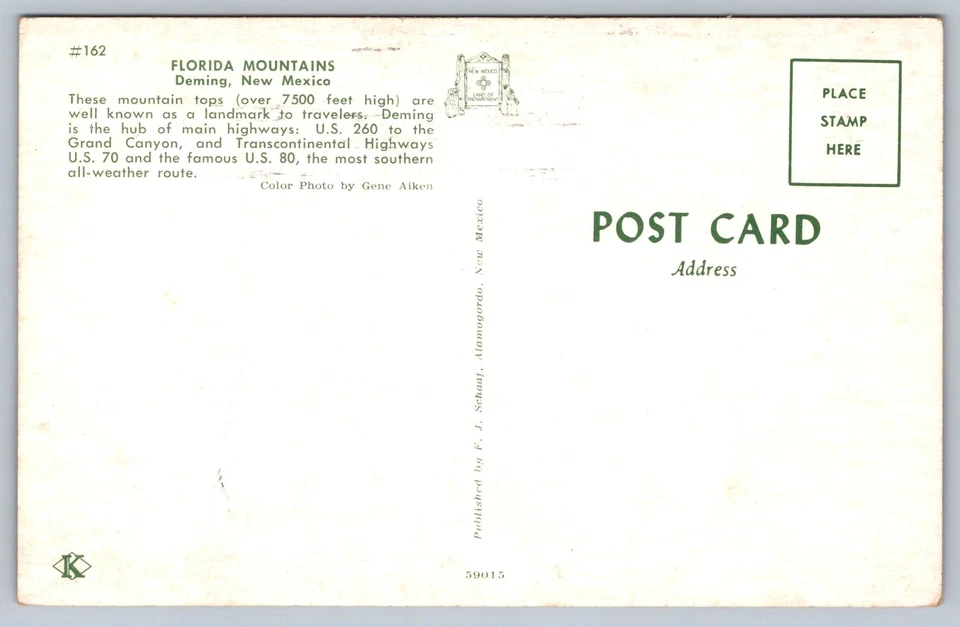 #4591 New Mexico FDC Maxi Card - Image 2 of 2