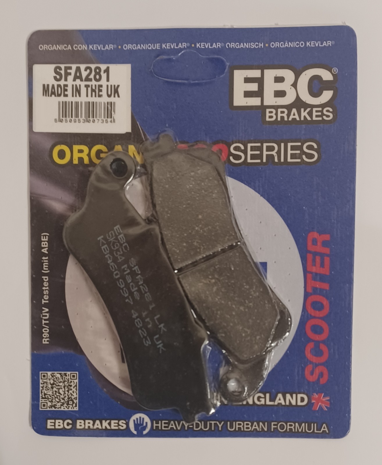 EBC Organic FRONT Disc Brake Pads Fits HONDA FES125 PANTHEON (1998 to 2006)