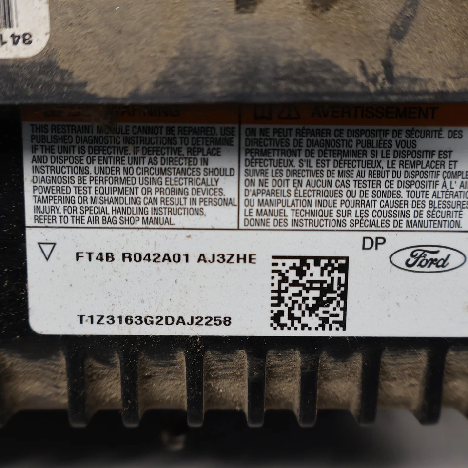 Bolsa de aire de rodilla para conductor Ford Edge 2015-2018 OEM Foto 3 de 4