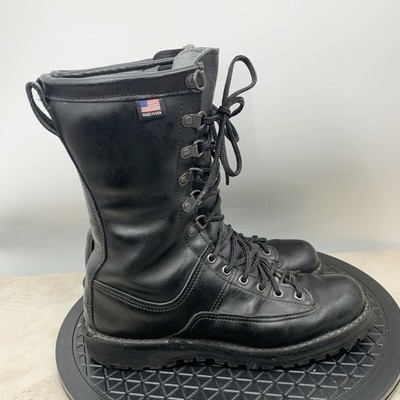 Danner Fort Lewis Gore Tex Boots Men Size 8.5 Shoes Black Leather Tall Lace Up