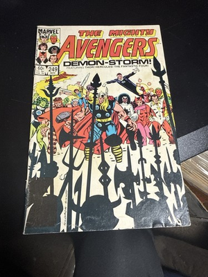 #ad Marvel Comics The Mighty Avengers #249 1984 Demon Storm Thor Hercules FF $8.99
