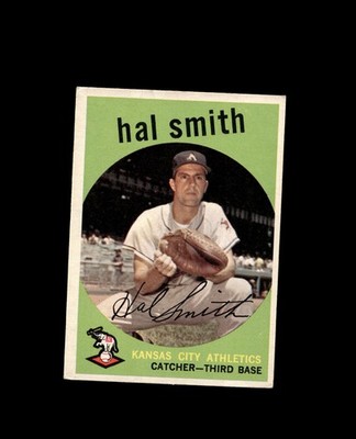 1959 Topps 227 Hal W. Smith White Back VG-EX #D1,520837