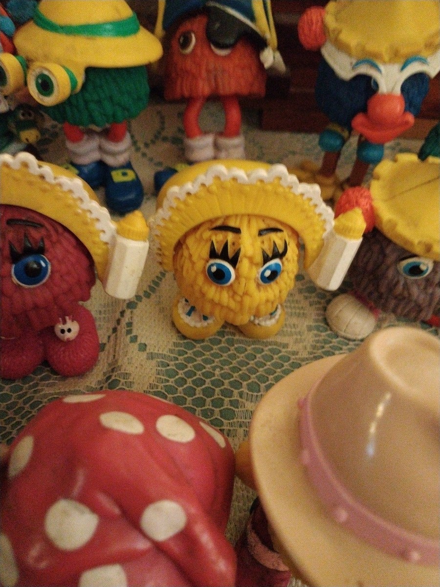 Vintage 21 Original McDonald's Funny Fry Friends Toys With