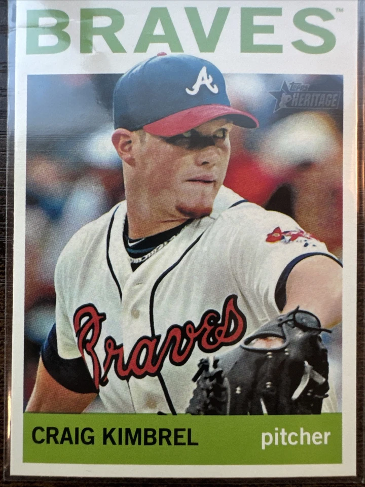 Topps Heritage 2013 (1-425) - Juego de equipo Atlanta Braves Foto 4 de 4