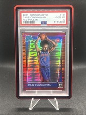 2021-22 Optic - Rated Rookie Cade Cunningham #161 Red Pulsar Prizm (RC) POP 26