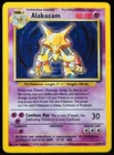 Alakazam #1/102 Base Set MP Pokemon Card