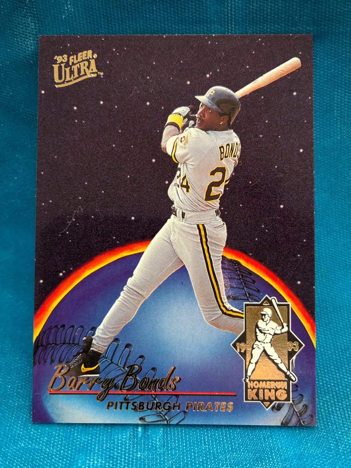 1993 Fleer Ultra Home Run Kings Barry Bonds #6 Pittsburgh Pirates Rainbow Design