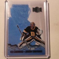 SkyBox Metal Universe Ice Carvings Acetate Jeremy Swayman Bruins IC-23