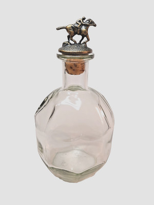 Blanton's Single Barrel Bourbon Bottle w/Horse & Jockey Stopper-Letter ''L''