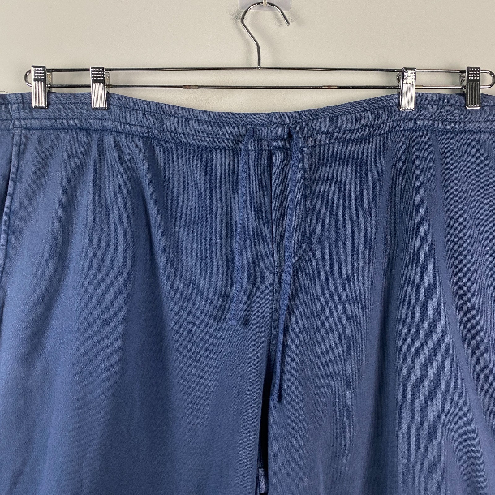 Polo Ralph Lauren pantaloncino felpato uomo 5XB blu pony tasche coulisse