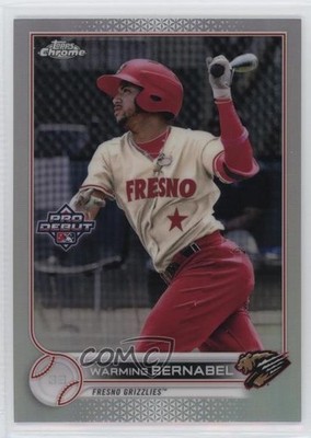 2022 Topps Pro Debut Chrome Refractor 49/99 Warming Bernabel #PDC-130 rw0