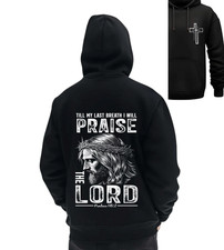 Men's Jesus Christus Graphic Print Hoodie - Christian Hooded Sweatshirt