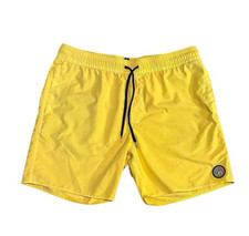 Volcom Men's Banana Yellow Swim Shorts Trunks True To This size L surf beach