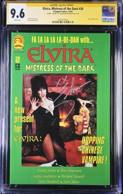Elvira #20 CGC 9.6 signed Cassandra Peterson 1994 Claypool Mistress of the Dark