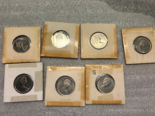Seven 1969 CANADA 🇨🇦 25 CENTS, QUEEN ELIZABETH II Quarter Coins
