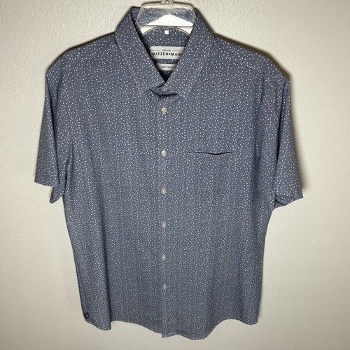 Mizzen+Main Men’s Large L Trim Fit Floral AOP S/S Performance Button Shirt $138 - Picture 2 of 12