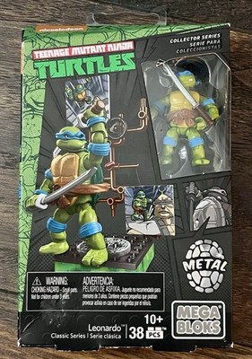 LEONARDO Teenage Mutant Ninja Turtles Mega Bloks Classic Series TMNT NEW