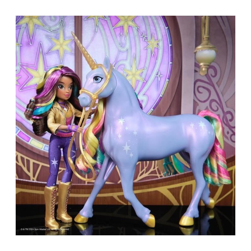 Licorne à fonctions 28 cm Wildstar poupée 24 cm Unicorn Academy Spin Master 6067280