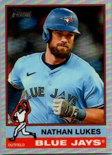 2025 Topps Heritage #601 Nathan Lukes Chrome