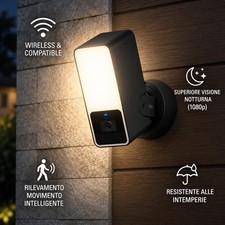 Eve Outdoor Cam – Cámara de Seguridad con Proyector | Apple HomeKit | NUEVA